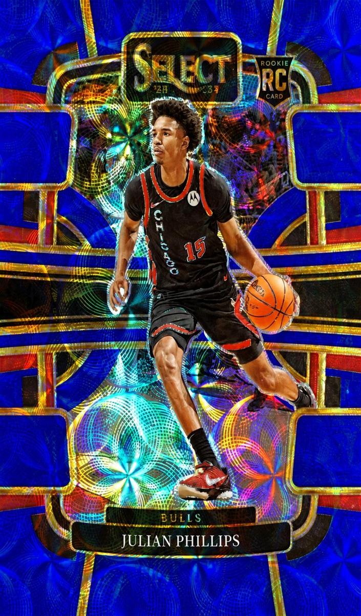 2023 Panini Select Basketball Blue Scope Julian Phillips #82