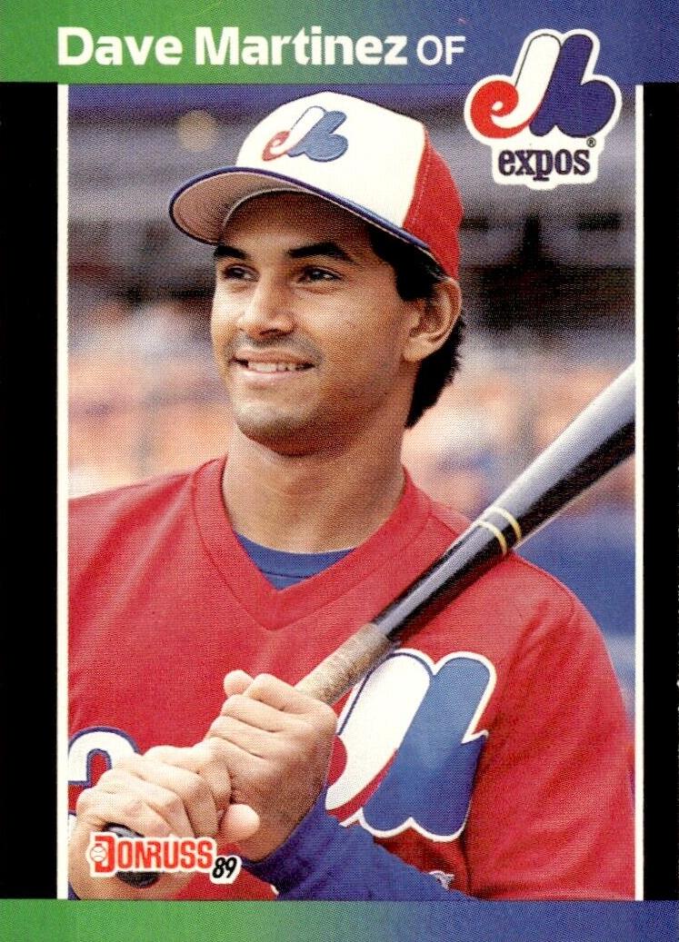 1989 Donruss Baseball Base Dave Martinez #102