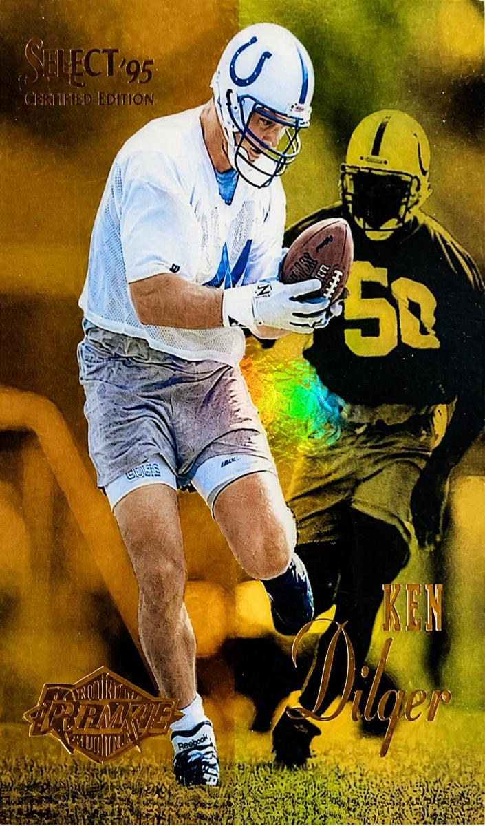1995 Select Certified Football Mirror Gold Ken Dilger #120