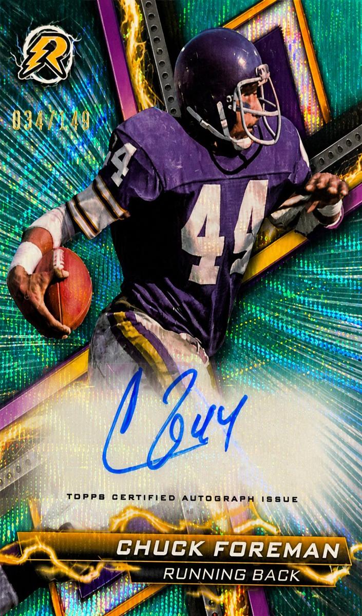2023 Topps Composite Football Teal Surge Chuck Foreman #RA-CFO