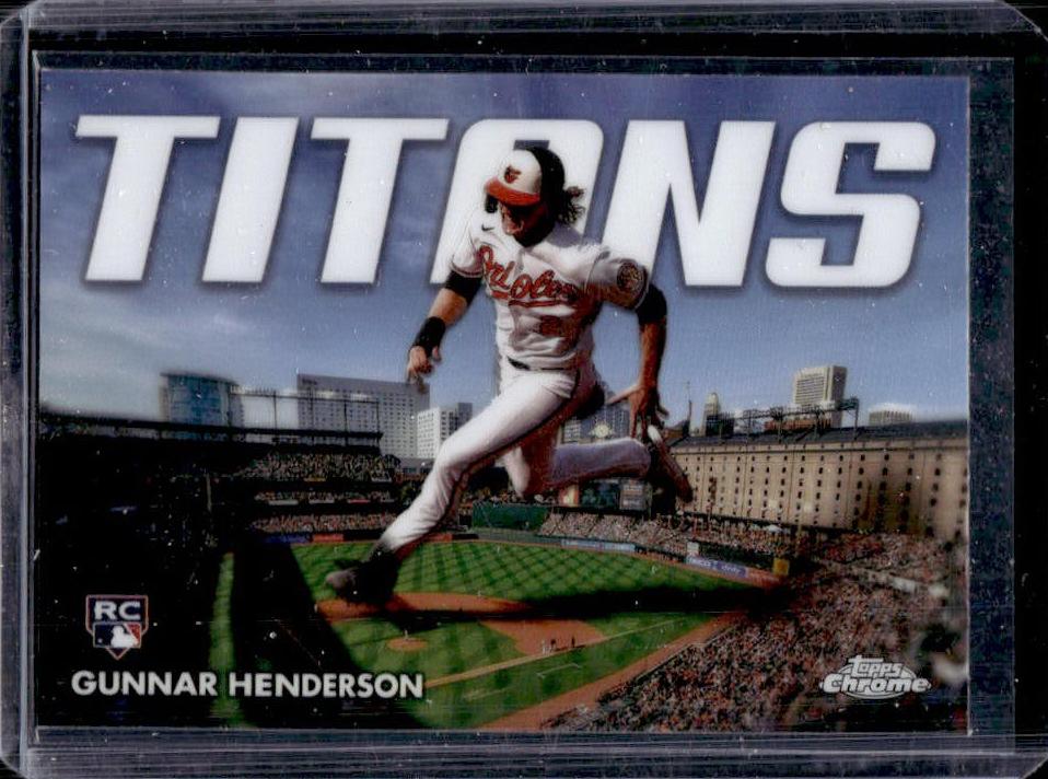 2023 Topps Chrome Update Baseball Gunnar Henderson #CT-12 PSA 9
