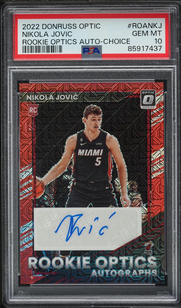 2022 Donruss Optic Basketball Choice Nikola Jovic #ROA-NKJ