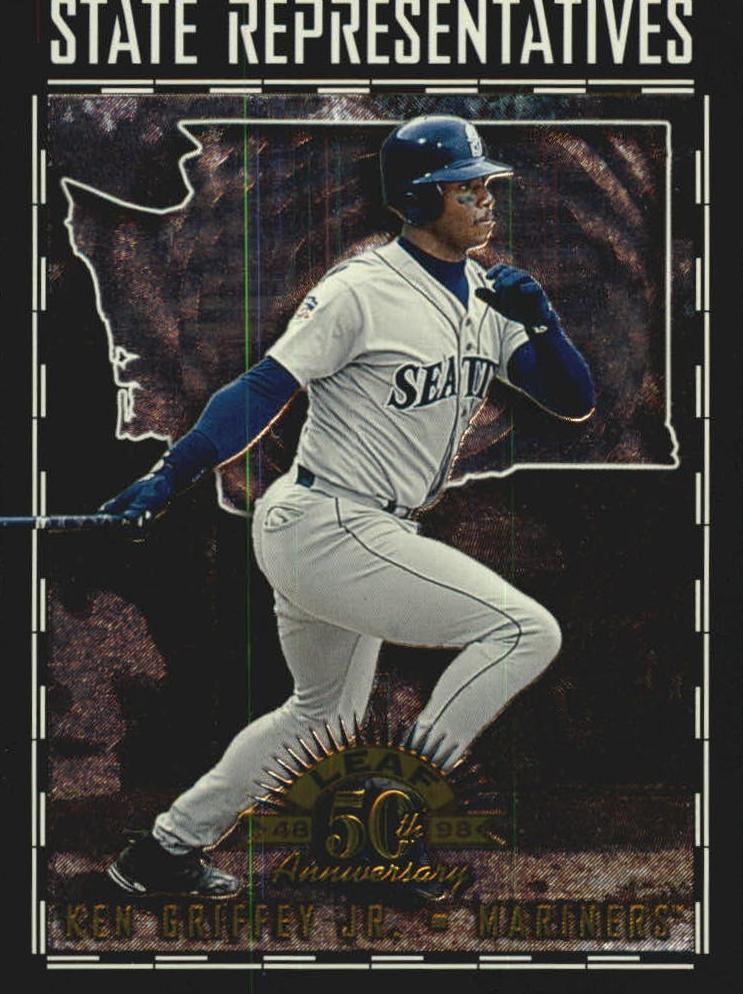 1998 Leaf Baseball Ken Griffey Jr. #1 SGC 9.5
