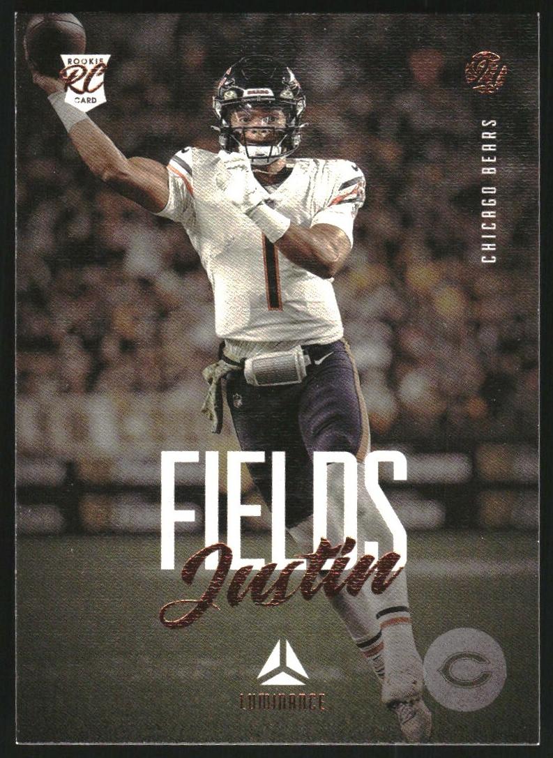 2021 Panini Chronicles Football Bronze Justin Fields #203 PSA 8