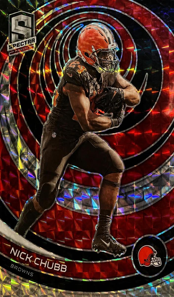 2023 Panini Spectra Football Interstellar Nick Chubb #23
