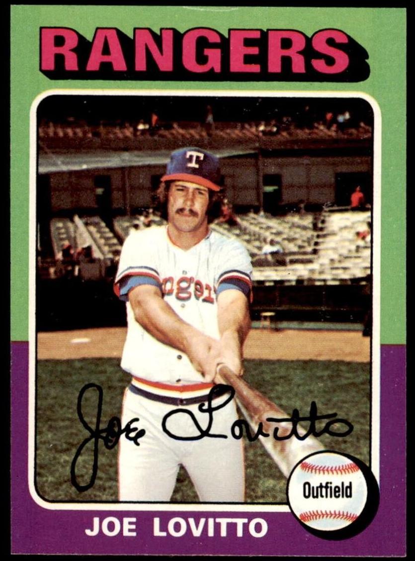 1975 Topps Baseball Joe Lovitto #36 PSA 7.5