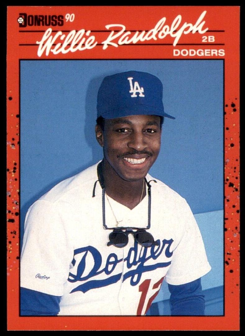 1990 Donruss Baseball Willie Randolph #250