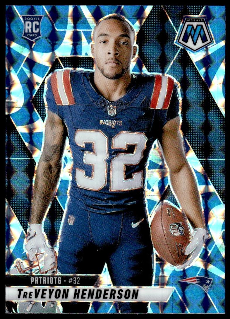 2025 Panini Mosaic Football Blue TreVeyon Henderson #278