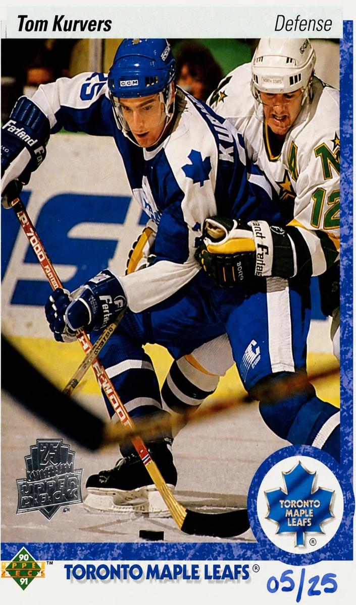 1990 Upper Deck Hockey Tom Kurvers #160