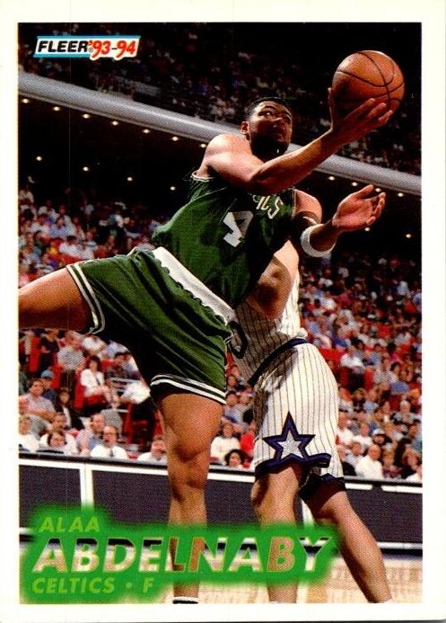 1993 Fleer Basketball Alaa Abdelnaby #9 PSA 9