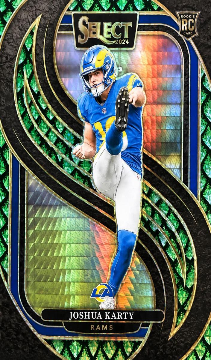 2024 Panini Select Football Dragon Scale Joshua Karty #164