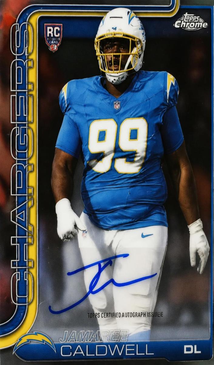 2025 Topps Chrome Football Jamaree Caldwell #RRA-JCA