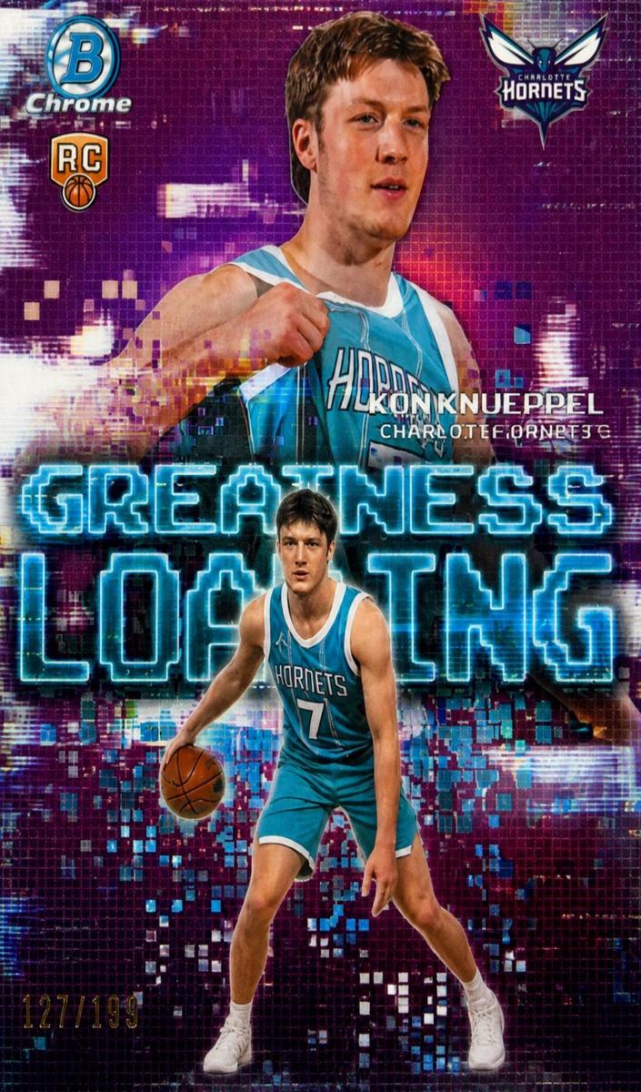 2025 Bowman Basketball Fuchsia Refractor Kon Knueppel #GL-4