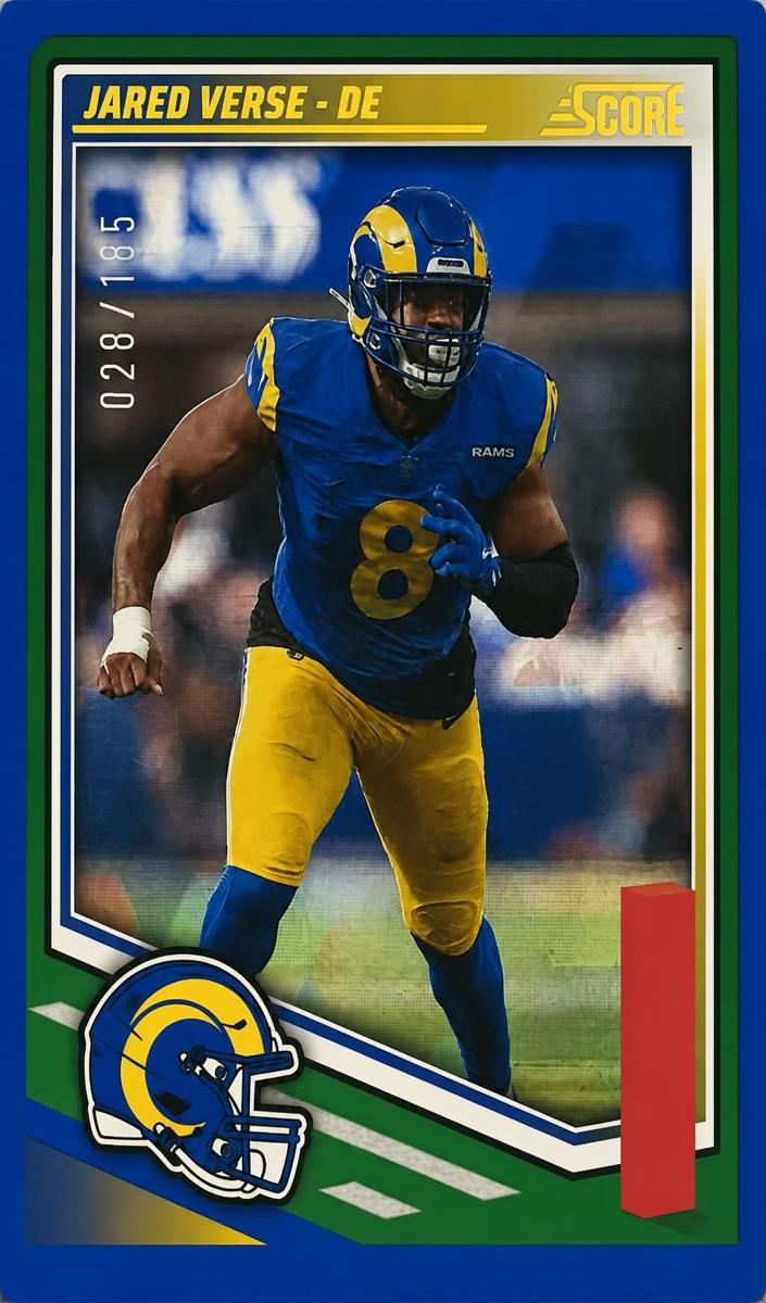 2025 Panini Score Football Cubic Jared Verse #164