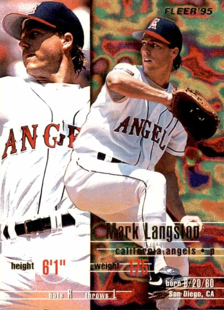 1995 Fleer Baseball Mark Langston #228
