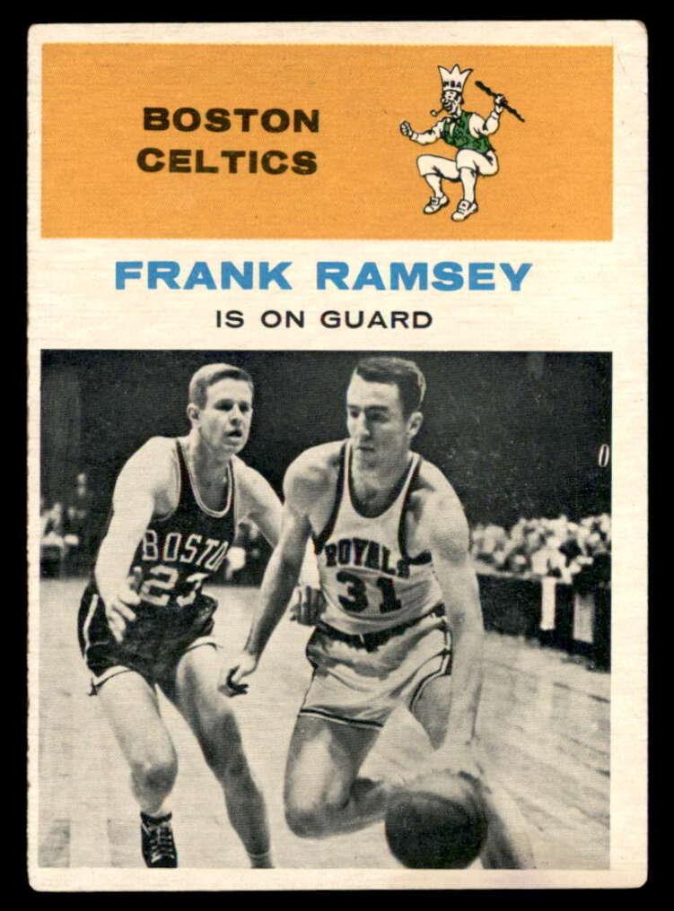 1961 Fleer Basketball Frank Ramsey #60 PSA 5.5
