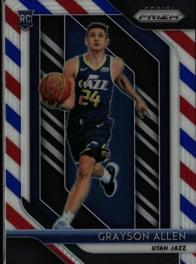 2018 Panini Prizm Basketball Red White Blue Grayson Allen #123