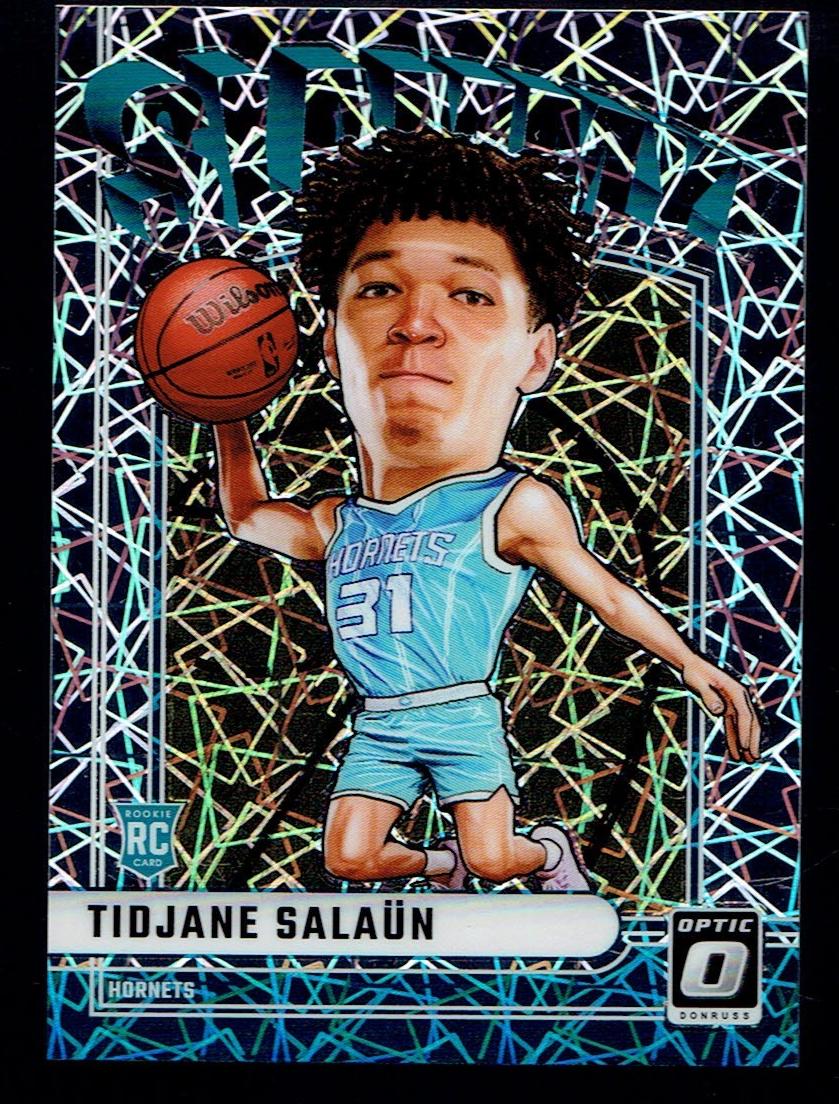 2024 Donruss Optic Basketball Tidjane Salaun #19 PSA 9