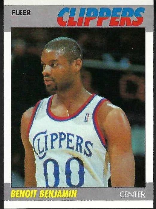 1987 Fleer Basketball Benoit Benjamin #10 PSA 10