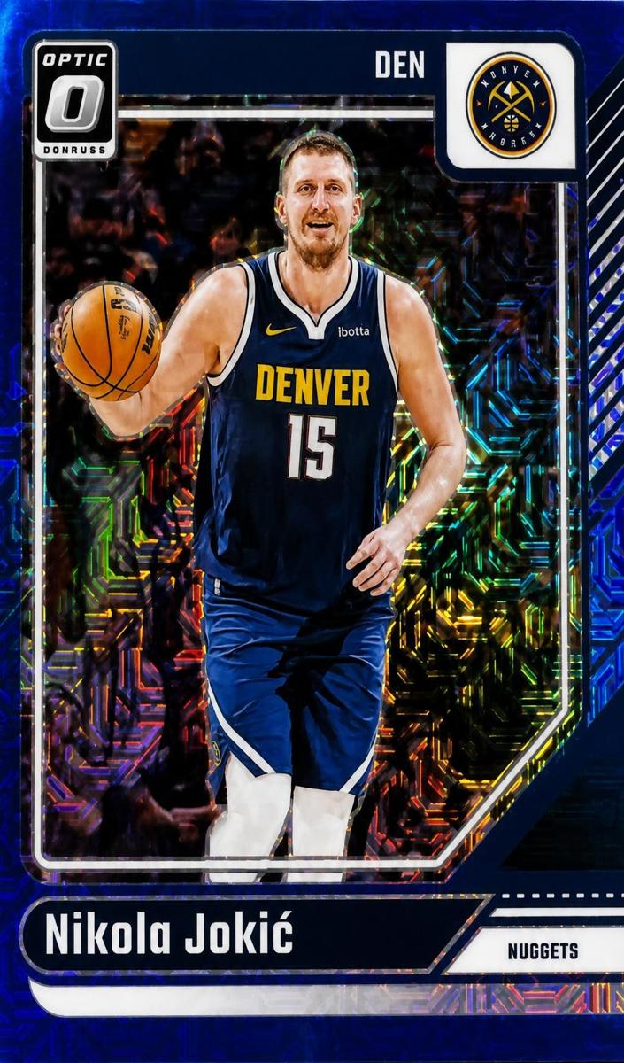 2024 Donruss Optic Basketball Choice Blue Nikola Jokic #100
