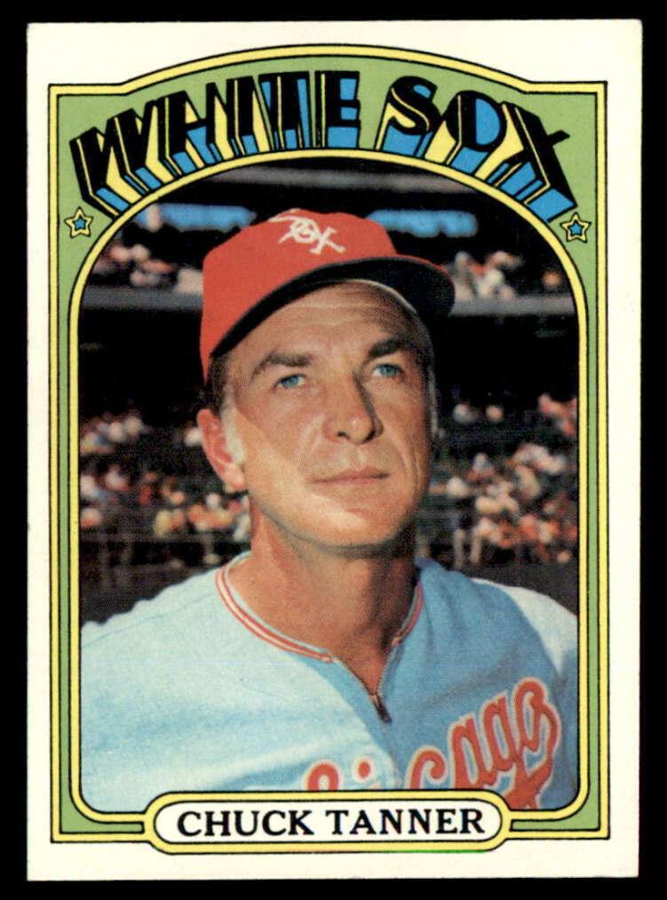 1972 Topps Baseball Chuck Tanner #98 PSA 6.5