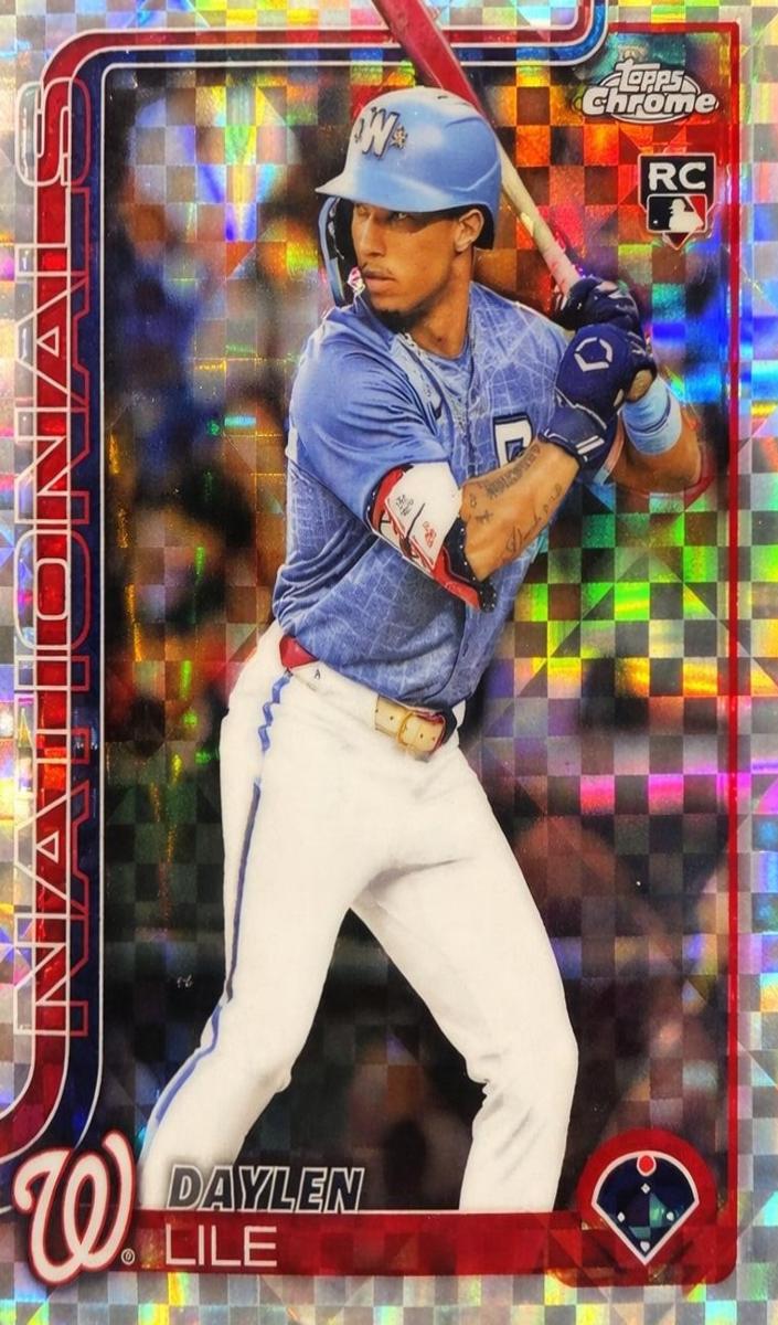 2025 Topps Chrome Update Baseball X-Fractor Daylen Lile #USC146
