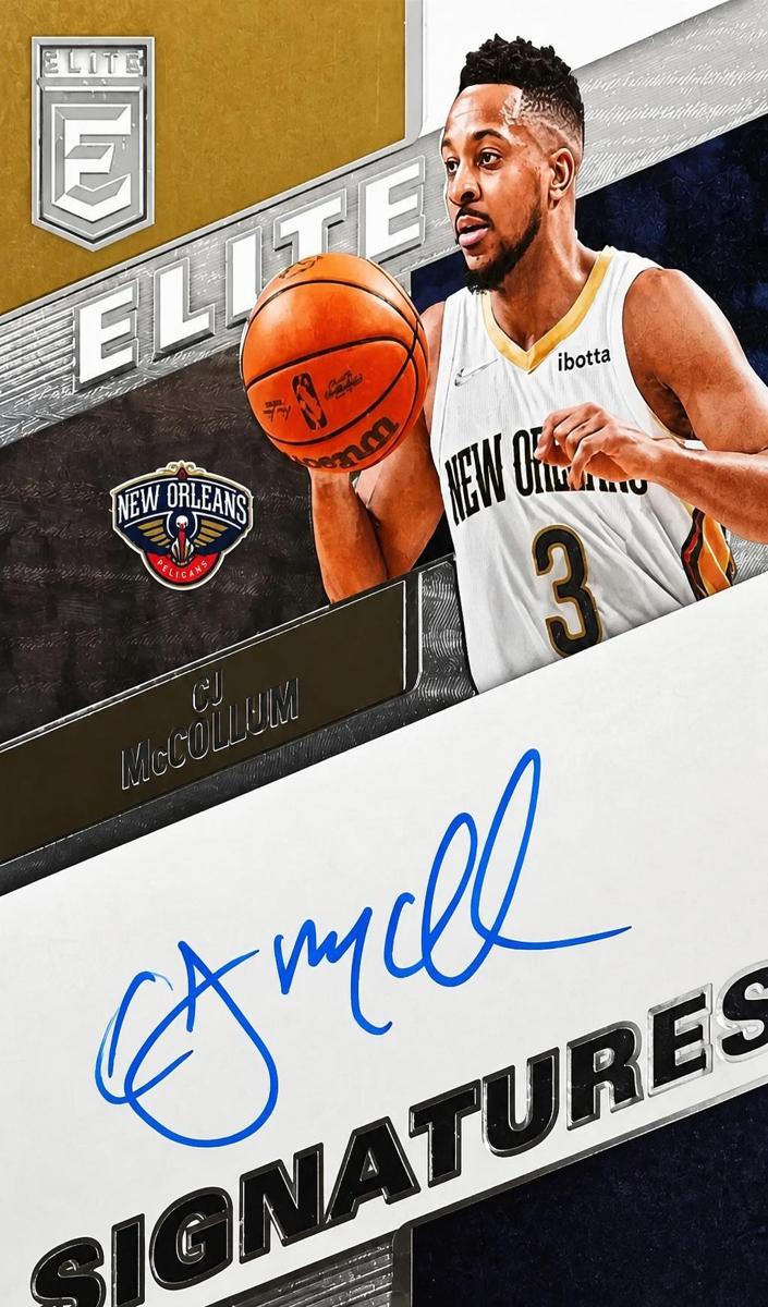 2022 Donruss Elite Basketball CJ McCollum #ES-CJM