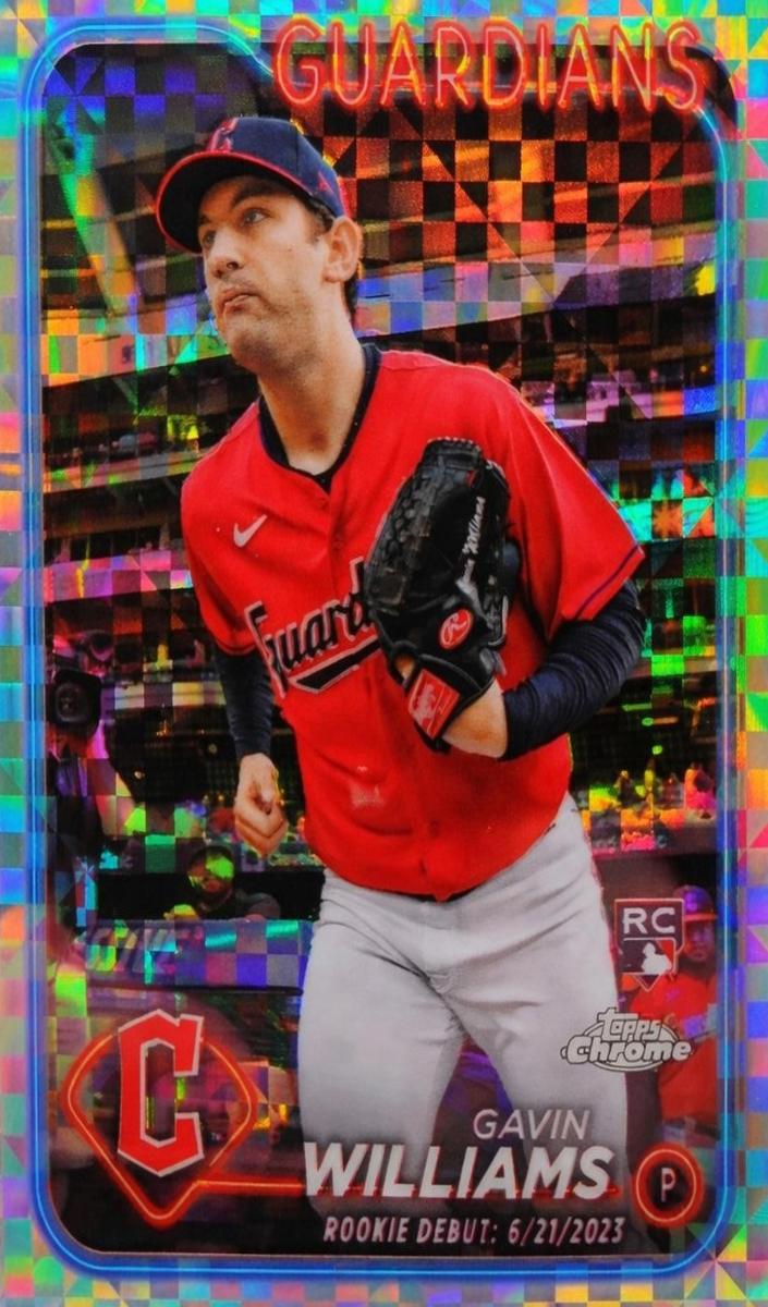 2024 Topps Chrome Update Baseball X-Fractor Gavin Williams #USC77 CGC 10