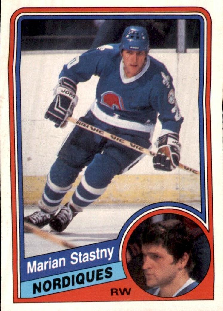 1984 O-Pee-Chee Hockey Marian Stastny #292 PSA 9