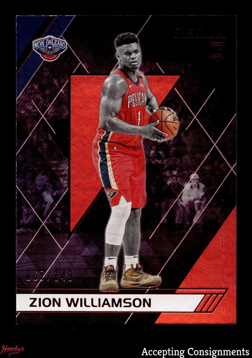 2019 Panini Chronicles Basketball Red Zion Williamson #292 PSA 9