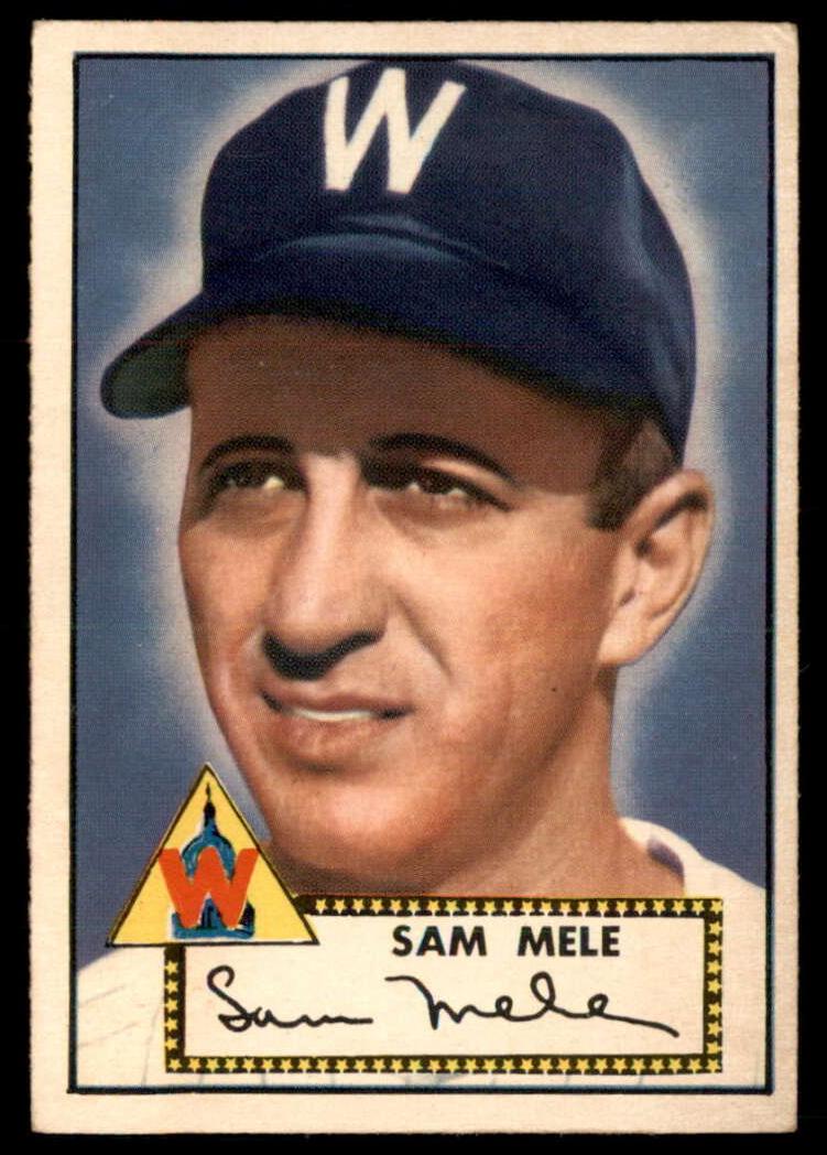 1952 Topps Baseball Sam Mele #94