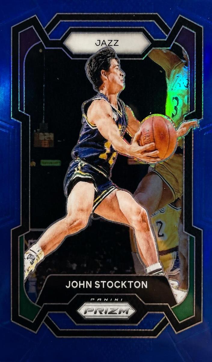 2023 Panini Prizm Basketball Blue John Stockton #198