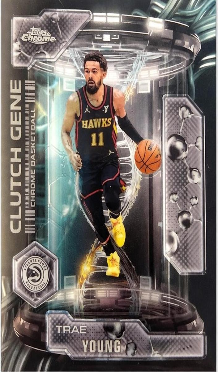 2025 Topps Chrome Basketball Refractor Trae Young #CG-14