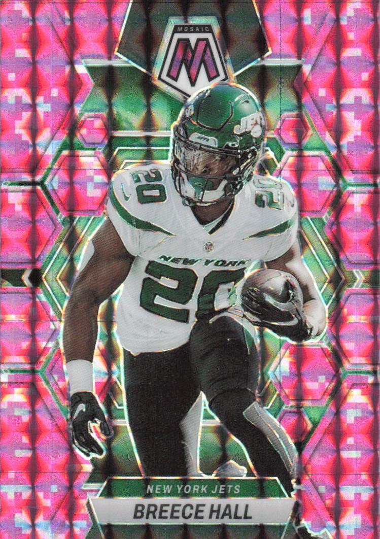 2023 Panini Mosaic Football Camo Pink Breece Hall #74
