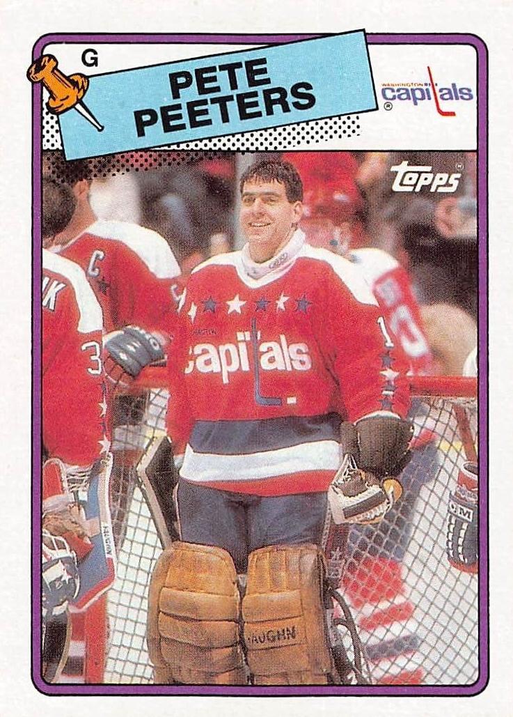 1988 Topps Hockey Pete Peeters #180