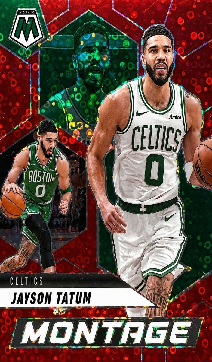 2024 Panini Mosaic Basketball Fast Break Red Jayson Tatum #29