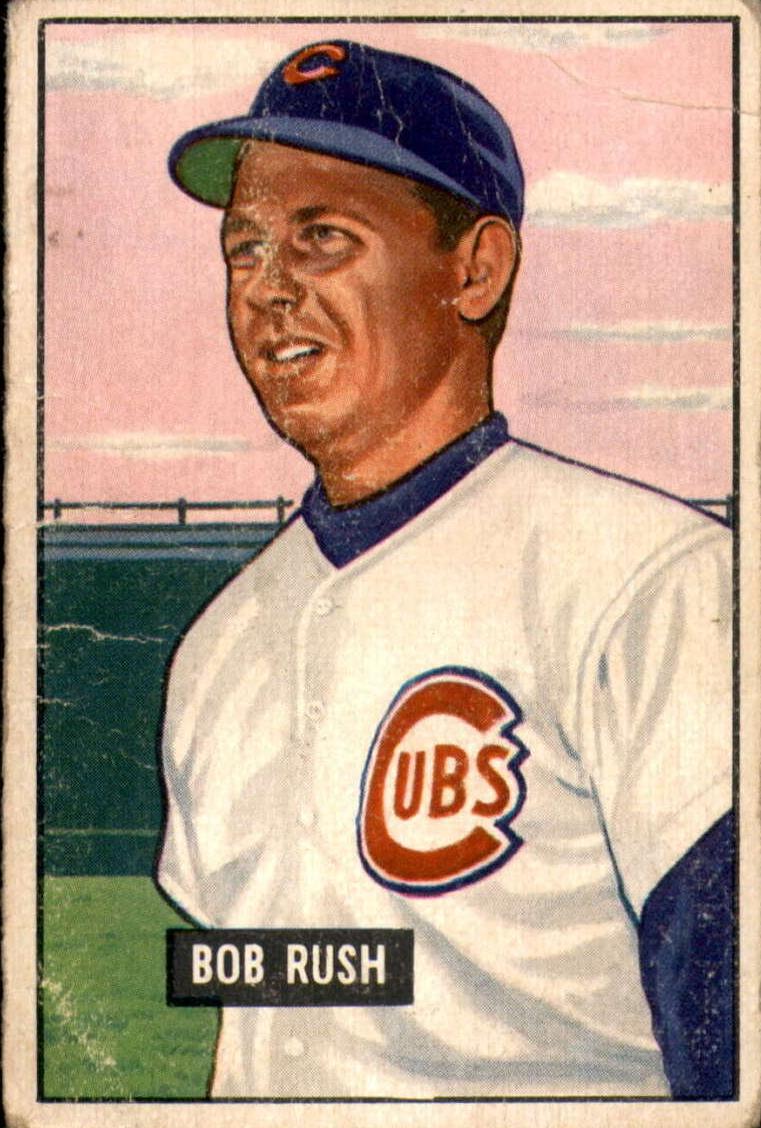 1951 Bowman Baseball Bob Rush #212 PSA 6