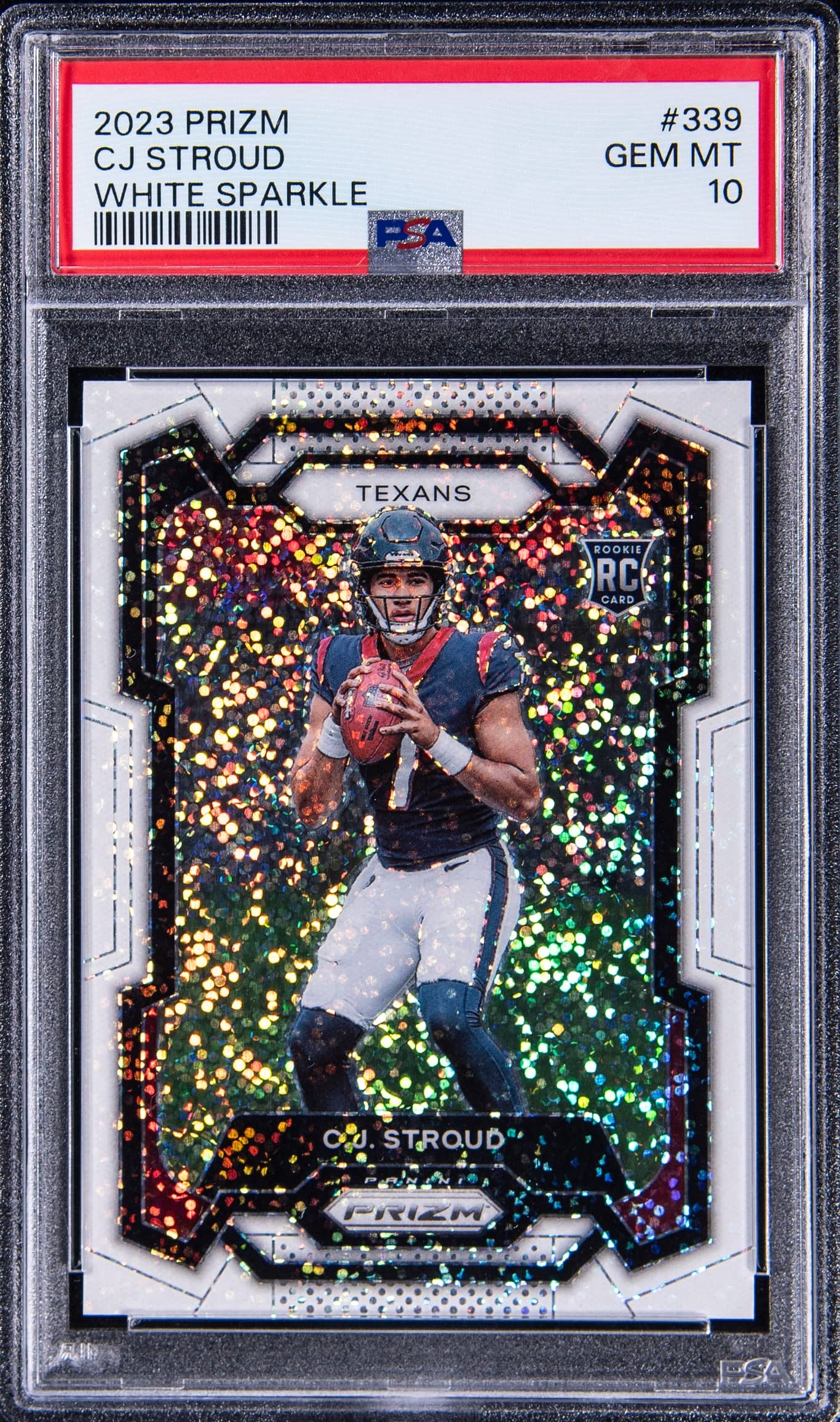 2023 Panini Prizm Football White Sparkle C.J. Stroud #339
