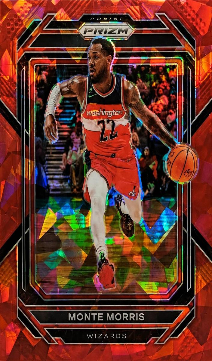 2022 Panini Prizm Basketball Red Ice Monte Morris #171