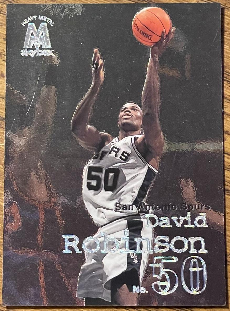 1998 Skybox Molten Metal Basketball David Robinson #121 PSA 9