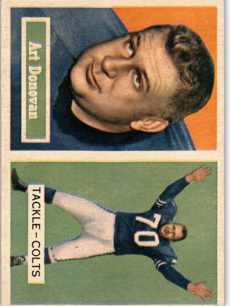 1957 Topps Football Art Donovan #65 PSA 7.5