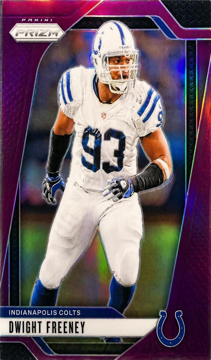 2024 Panini Prizm Football Purple Dwight Freeney #127