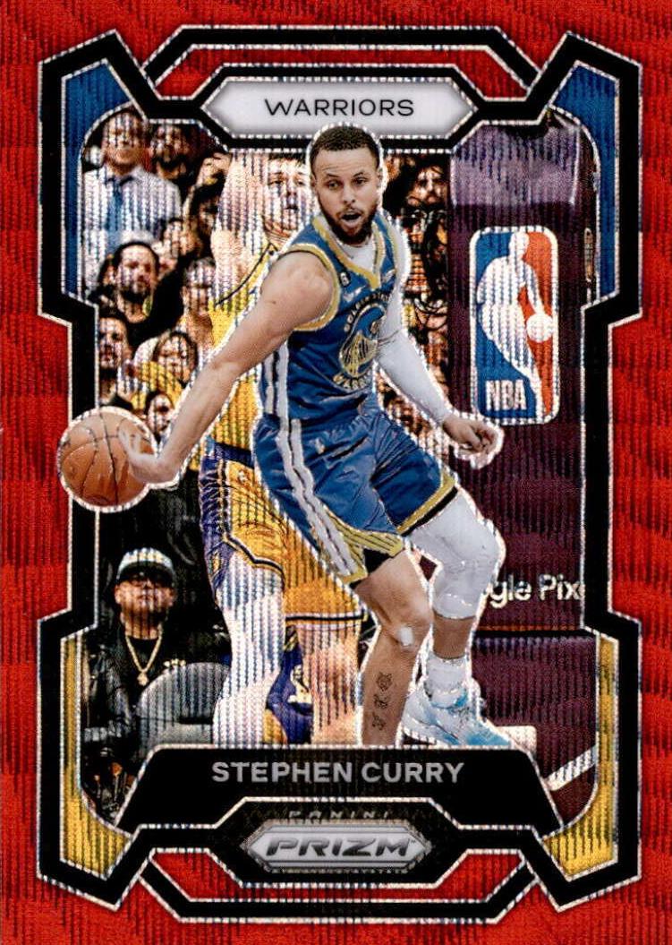 2023 Panini Prizm Basketball Ruby Wave Stephen Curry #119