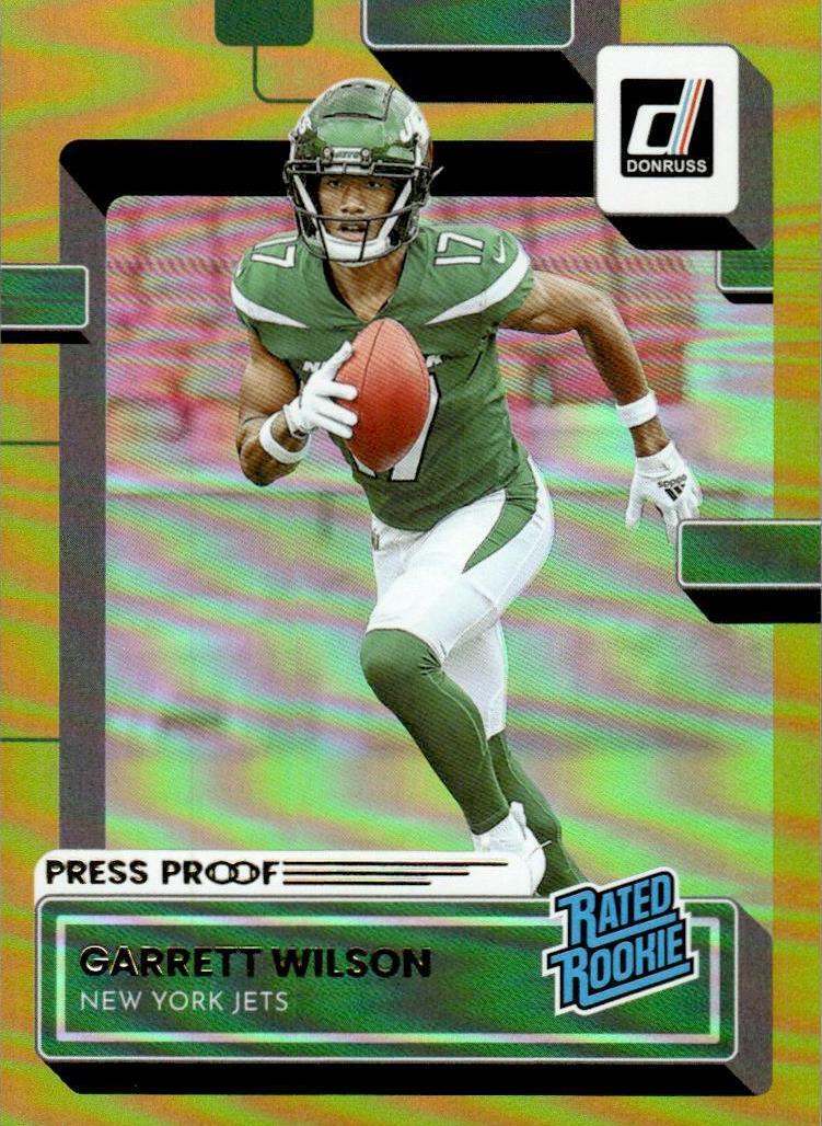 2022 Panini Donruss Football Press Proof Premium Garrett Wilson #306 PSA 10