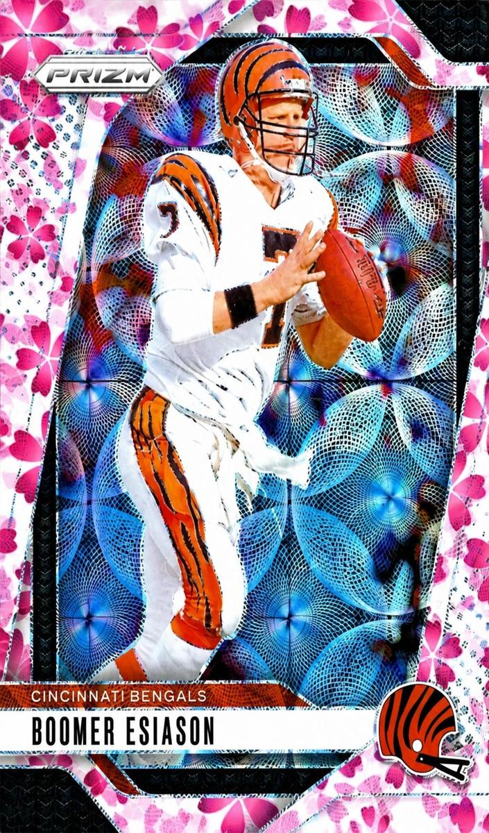2024 Panini Prizm Football Choice Cherry Blossom Boomer Esiason #61