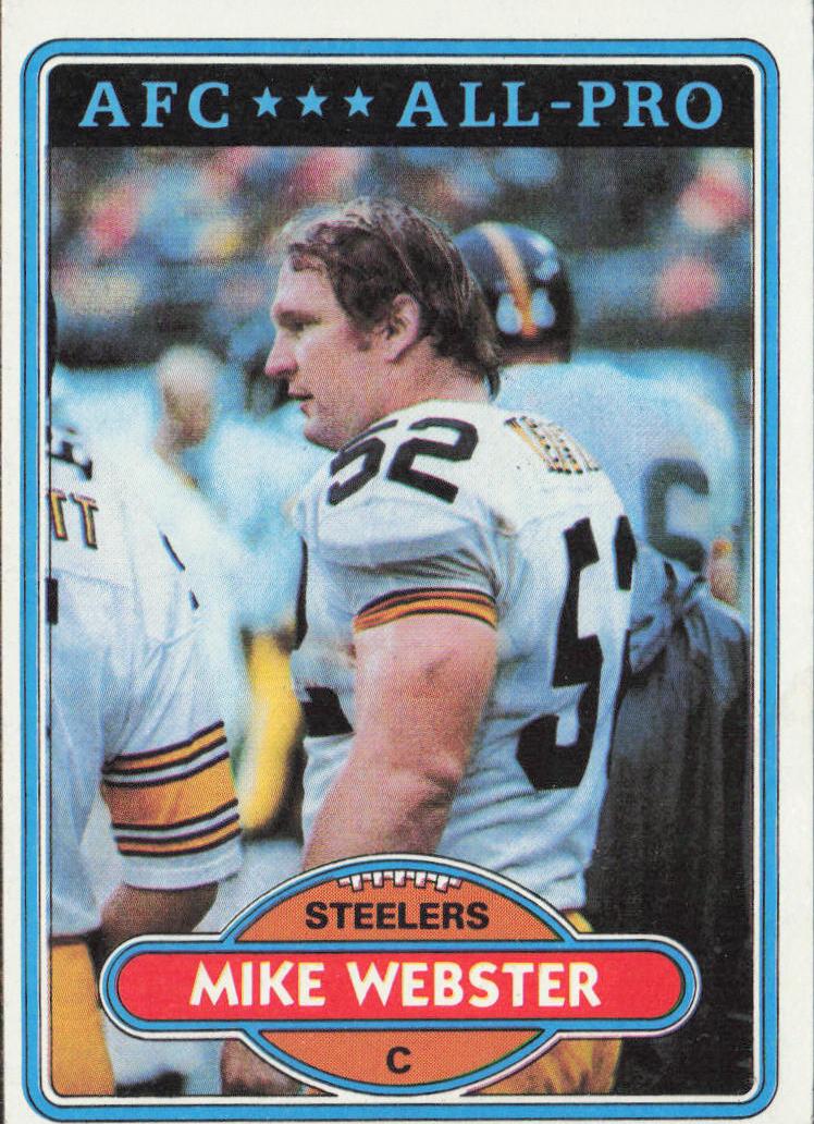1980 Topps Football Mike Webster #350
