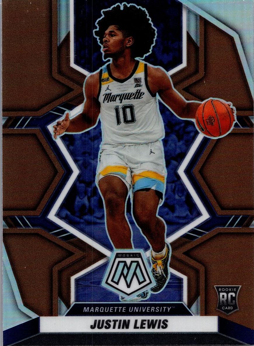 2022 Panini Chronicles Draft Picks Basketball Bronze Justin Lewis #20