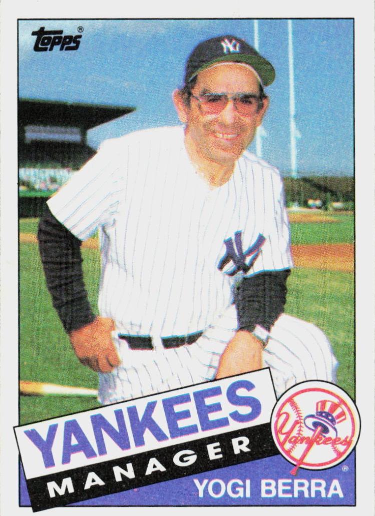 1985 Topps Baseball Yogi Berra 1985 Topps Baseball #155