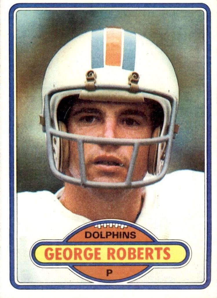 1980 Topps Football George Roberts #56