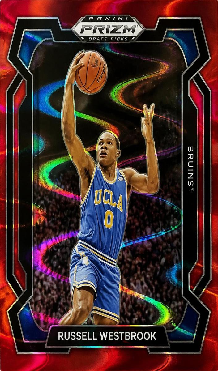 2024 Panini Prizm Draft Picks Basketball Red Seismic Russell Westbrook #47